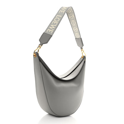 Loewe Satin Calfskin Jacquard Luna Bag Pearl Grey 3 of 11