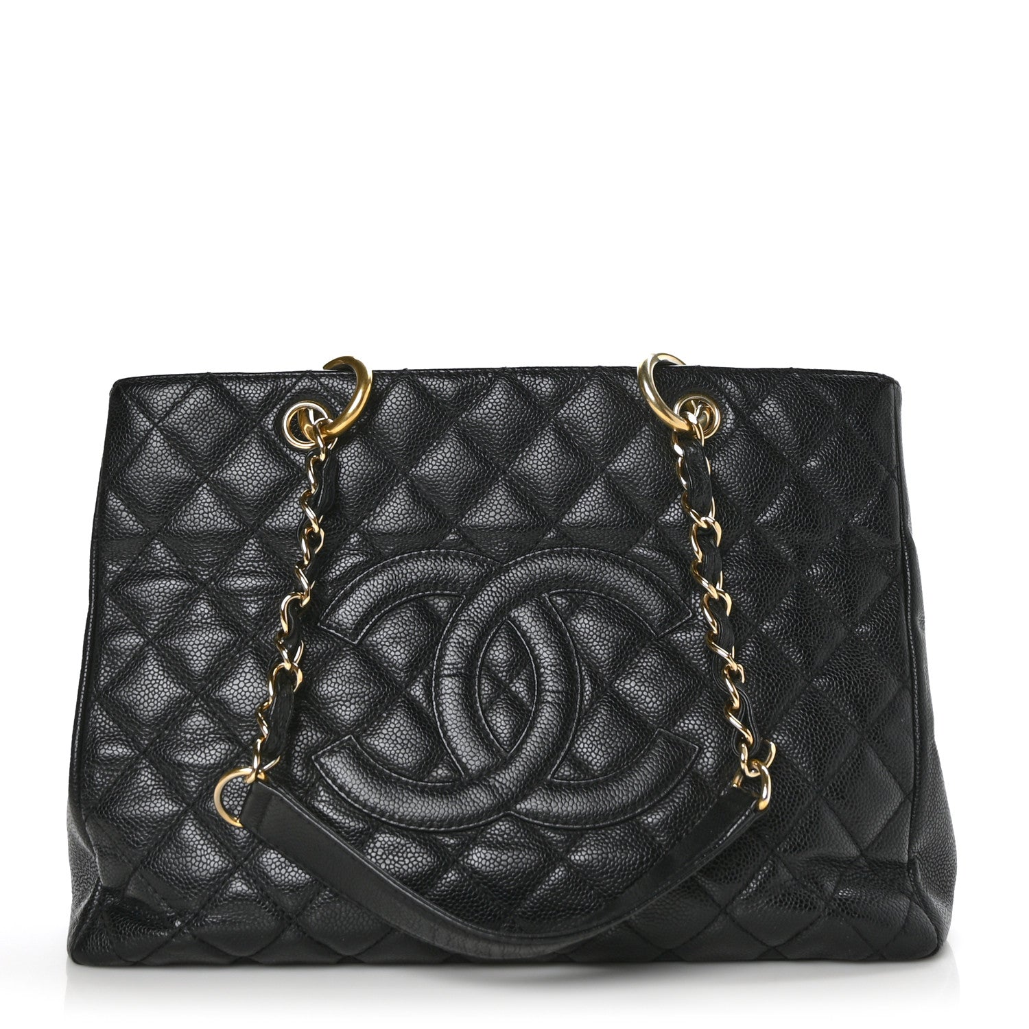 Chanel Caviar Quilted Grand Shopping Tote GST Black 1 of 11