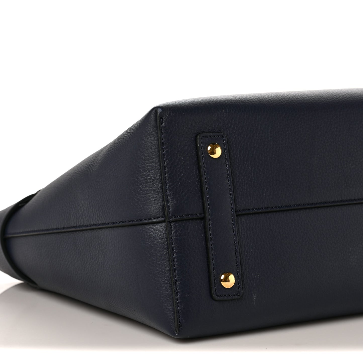 Soft Grain Calfskin Medium Belt Bag Navy Blue