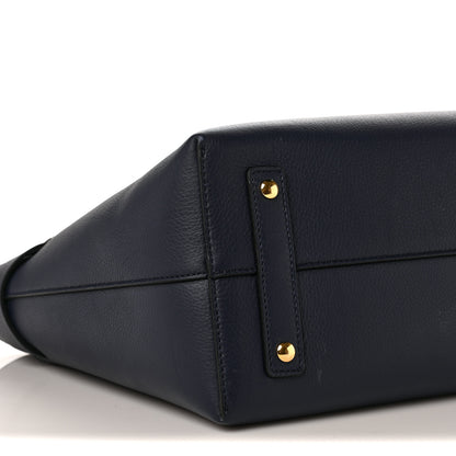 Burberry Soft Grain Calfskin Medium Belt Bag Navy Blue 7 of 8
