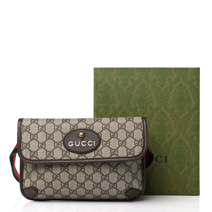 Gucci GG Supreme Monogram Neo Vintage Web Belt Bag Brown 8 of 8