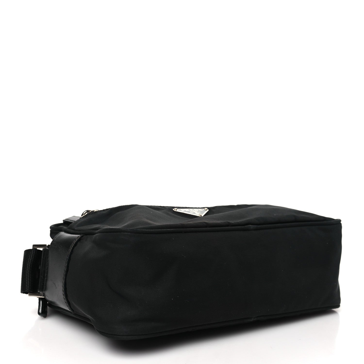 Prada Nylon Tessuto Messenger Bag Black 4 of 10
