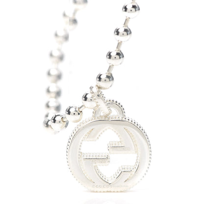 Gucci Sterling Silver Interlocking GG Charm Bracelet 4 of 5