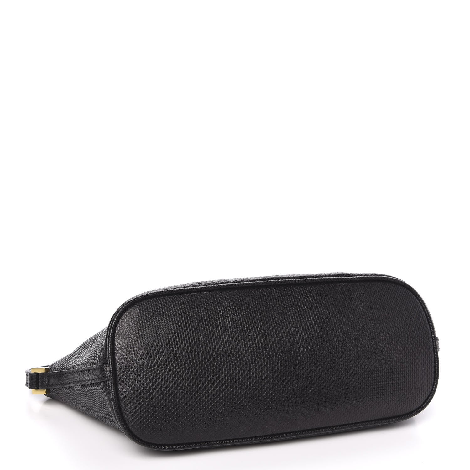 Gucci Calfskin Lizard Embossed Boat Pochette Black 4 of 10