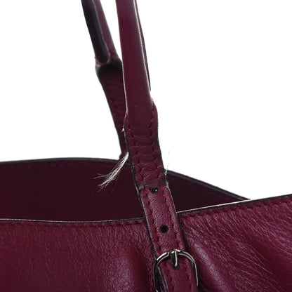Balenciaga Veau Papier Classic Silver Hardware A4 Zip Around Tote Rouge Pourpre 34 of 38