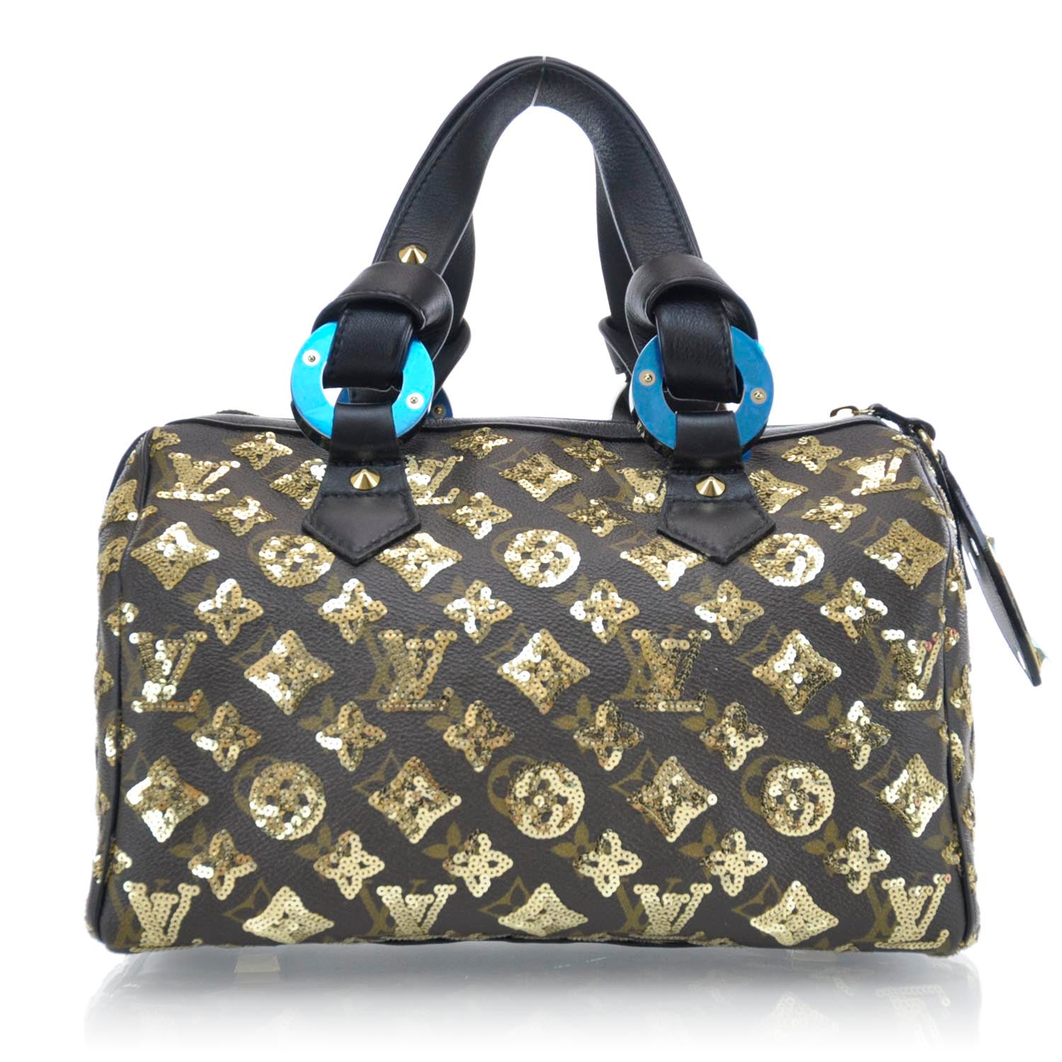 Louis Vuitton Monogram Sequins Eclipse Speedy 28 Gold 1 of 9