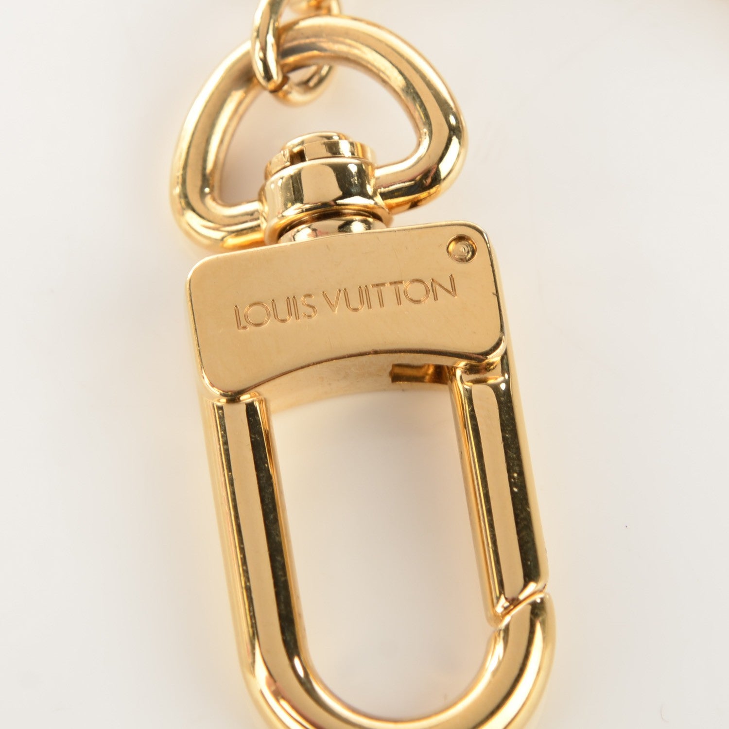 Louis Vuitton LV Tag Bag Charm Gold 3 of 4