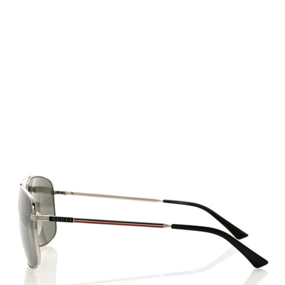 Gucci Aviator Sunglasses GG0836SK Silver 3 of 8