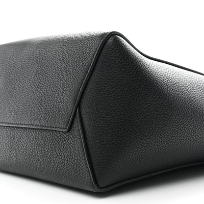 Celine Soft Grained Calfskin Small Sangle Bucket Bag Black 9 of 10