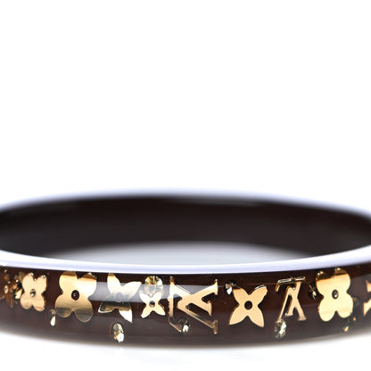 Louis Vuitton Resin Swarovski Medium Inclusion Bracelet PM Marron 4 of 7