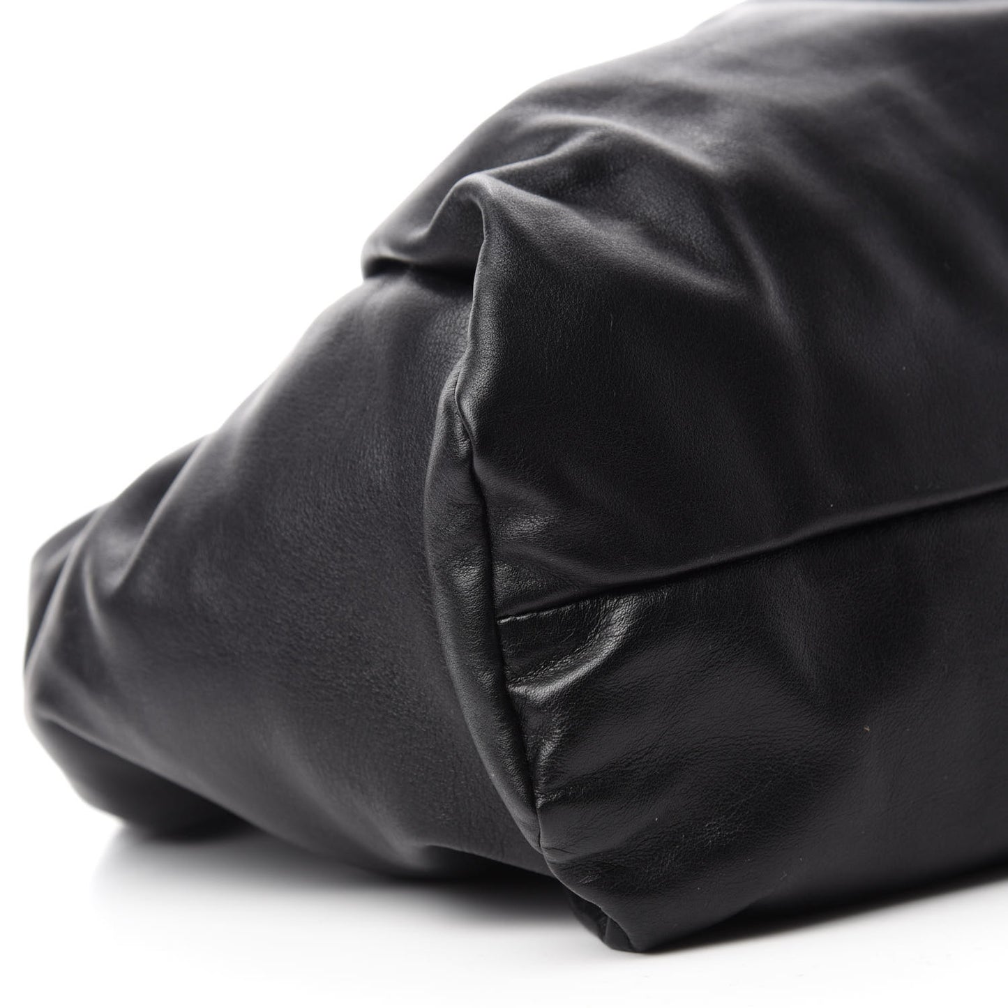Smooth Butter Calfskin The Shoulder Pouch Black