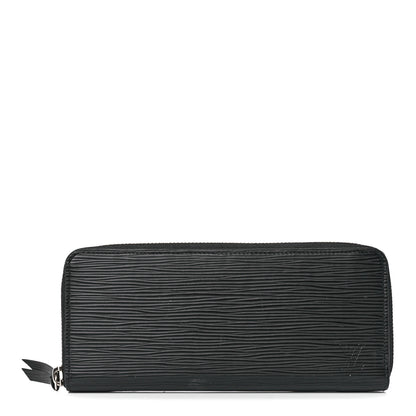Louis Vuitton Epi Clemence Wallet Black 1 of 12