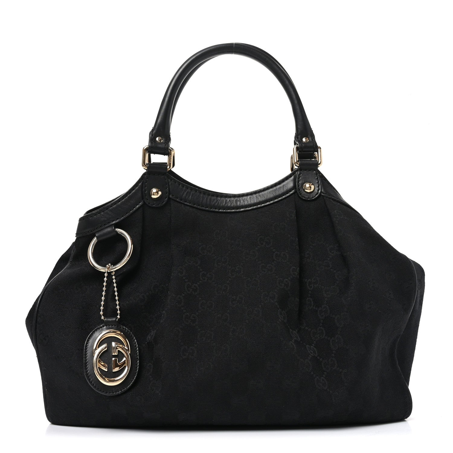 Gucci Monogram Medium Sukey Black 1 of 11