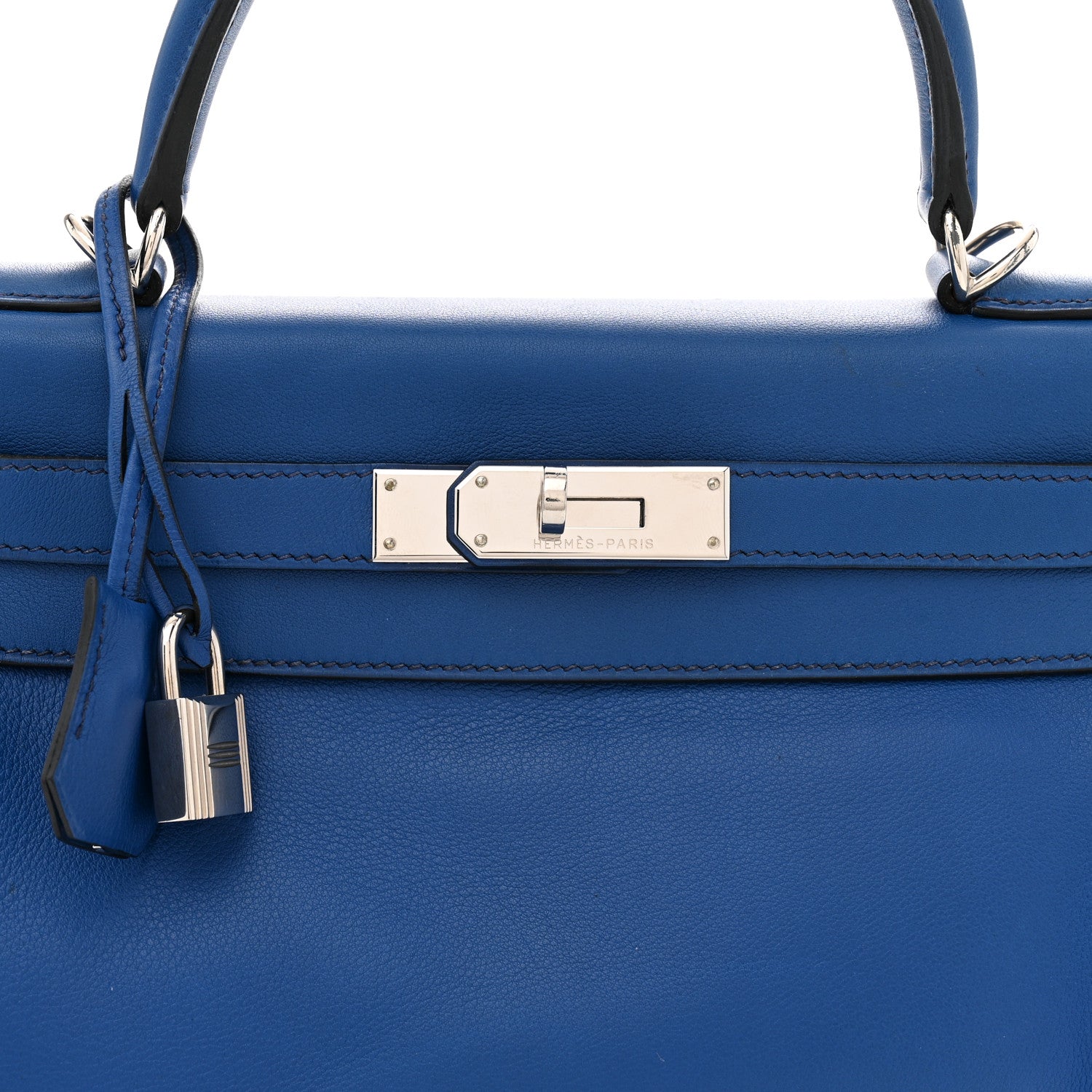 Hermes Gulliver Kelly Retourne 28 Bleu France 8 of 12