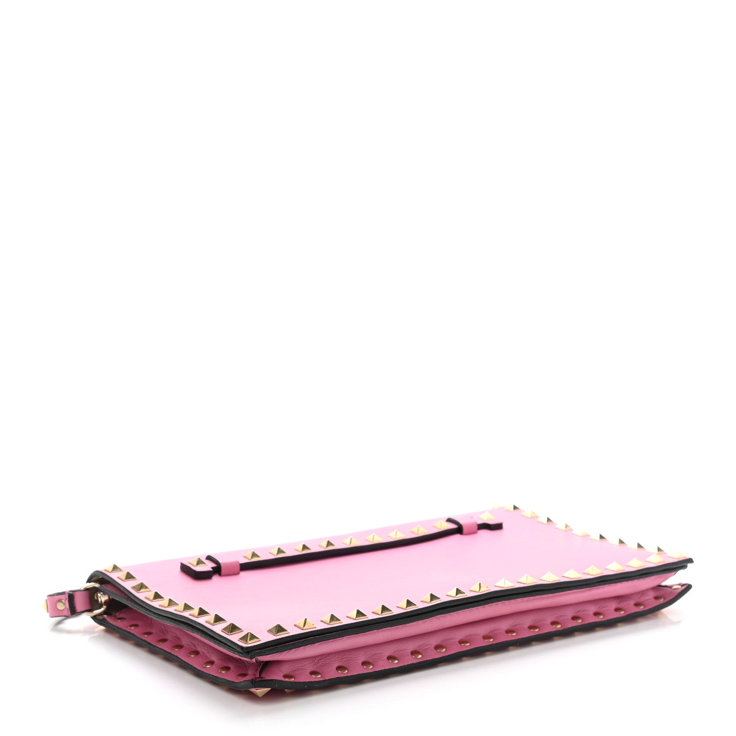 Valentino Garavani Nappa Rockstud Wristlet Clutch Ninphea 4 of 18