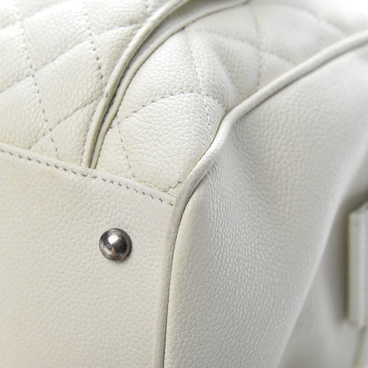 Chanel Caviar Quilted Large Casual Pocket Tote White 10 of 19