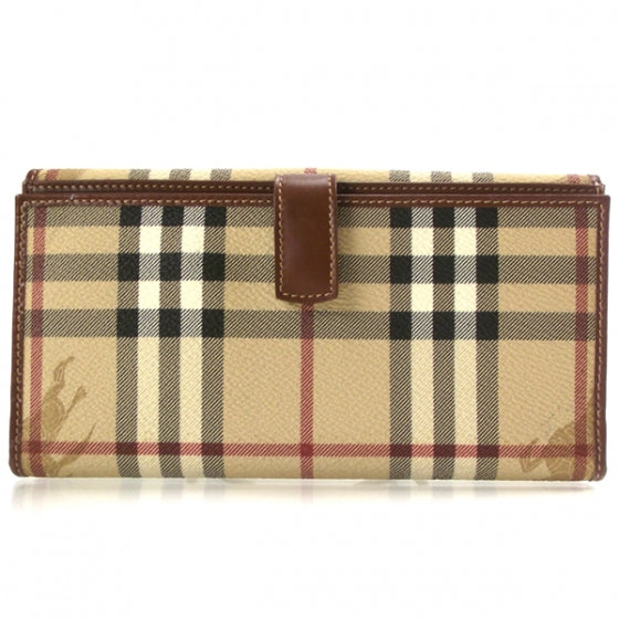 Burberry Haymarket Check Continental Wallet 2 of 9