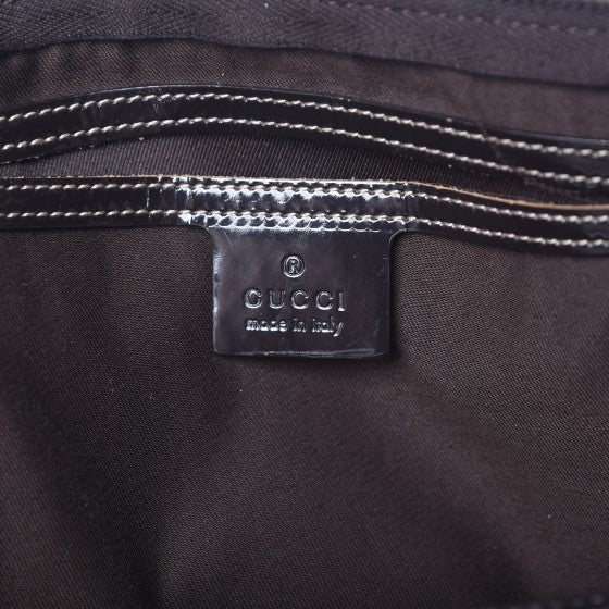 GG Plus Monogram Medium Joy Boston Dark Brown