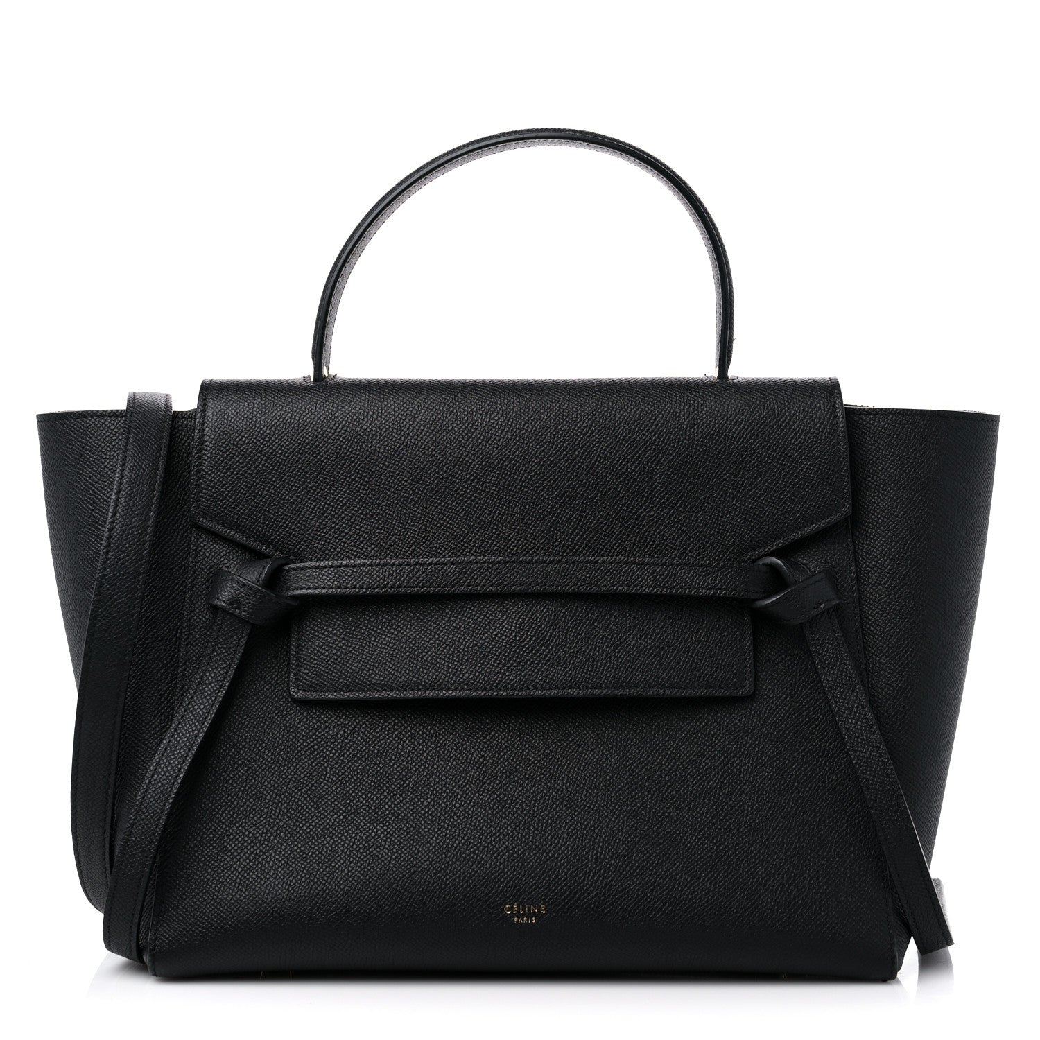 Celine Grained Calfskin Mini Belt Bag Black 1 of 13