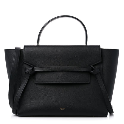 Celine Grained Calfskin Mini Belt Bag Black 1 of 13