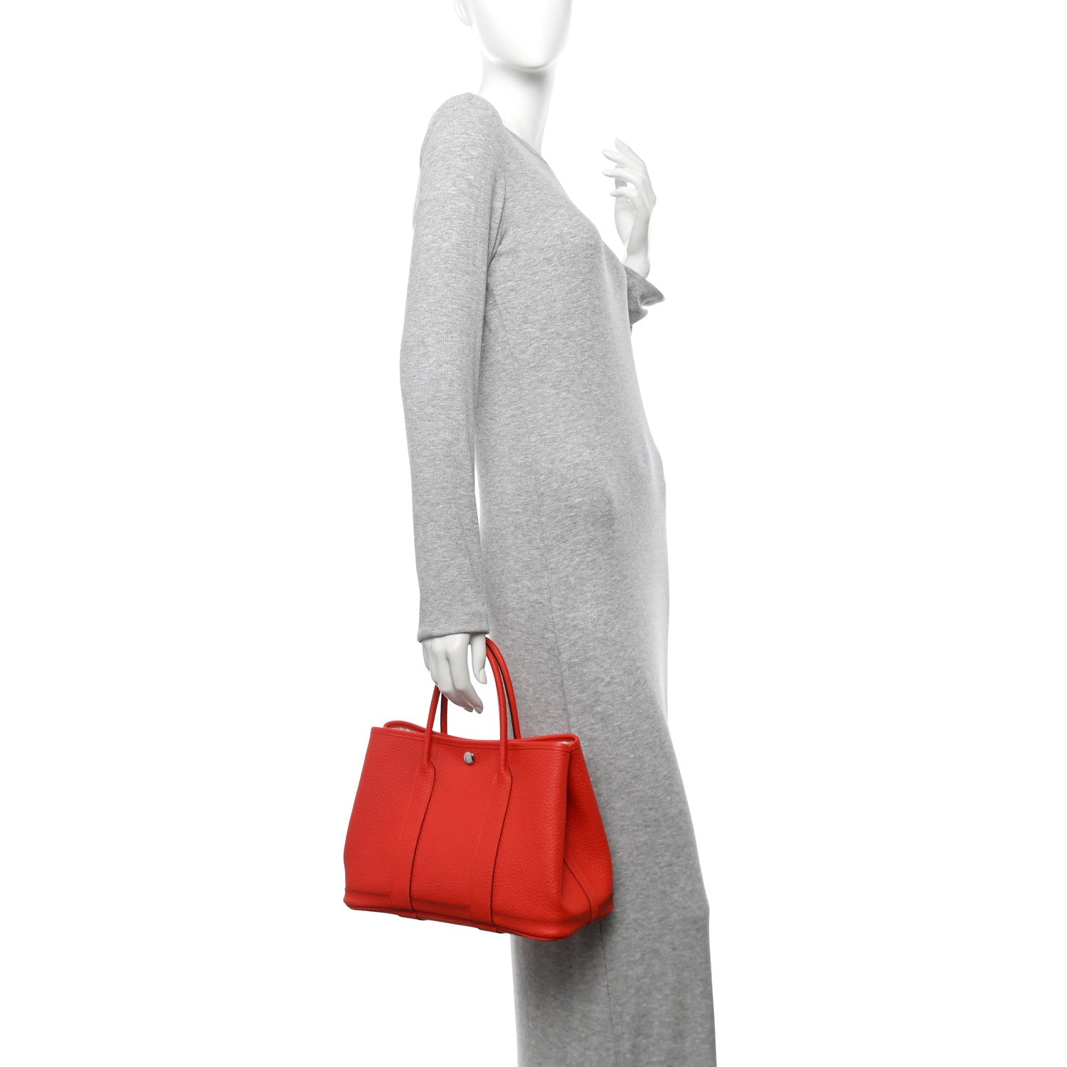 Hermes Vache Country Garden Party TPM 30 Rouge Tomate 2 of 13