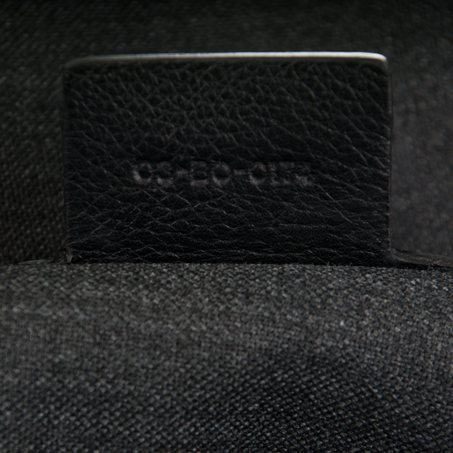Christian Dior HOMME Calfskin Ribbed Briefcase Black 5 of 6