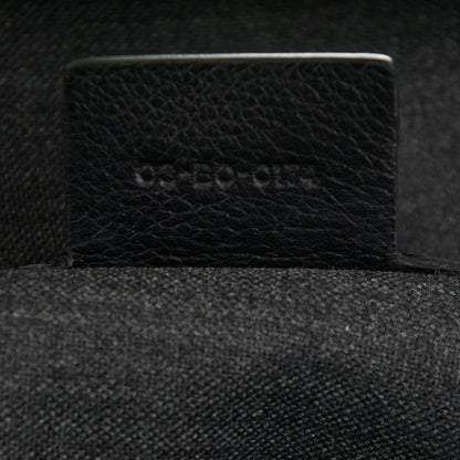 Christian Dior HOMME Calfskin Ribbed Briefcase Black 5 of 6