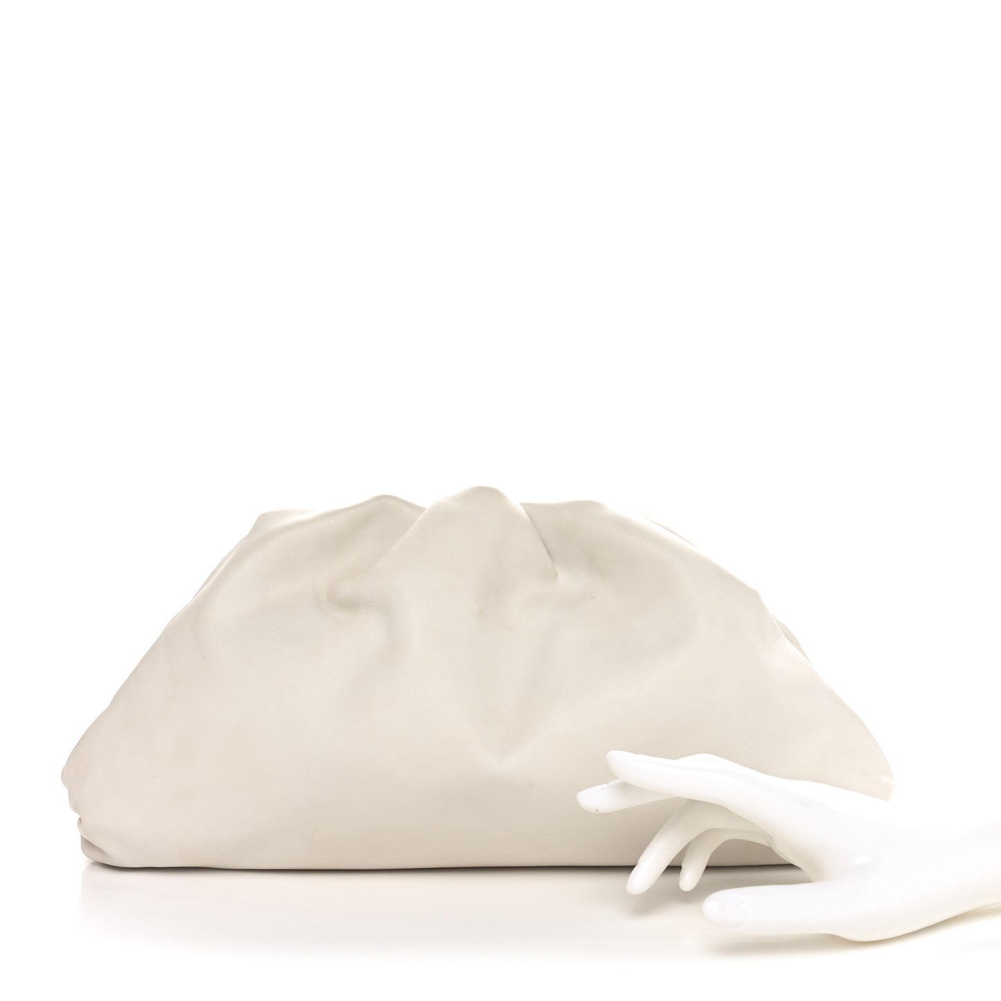 Smooth Butter Calf The Pouch Oversized Clutch Mist