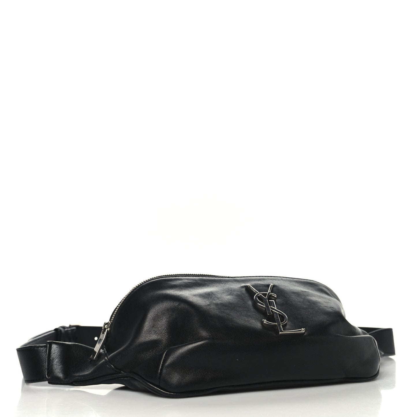 Lambskin Monogram Belt Bag Black