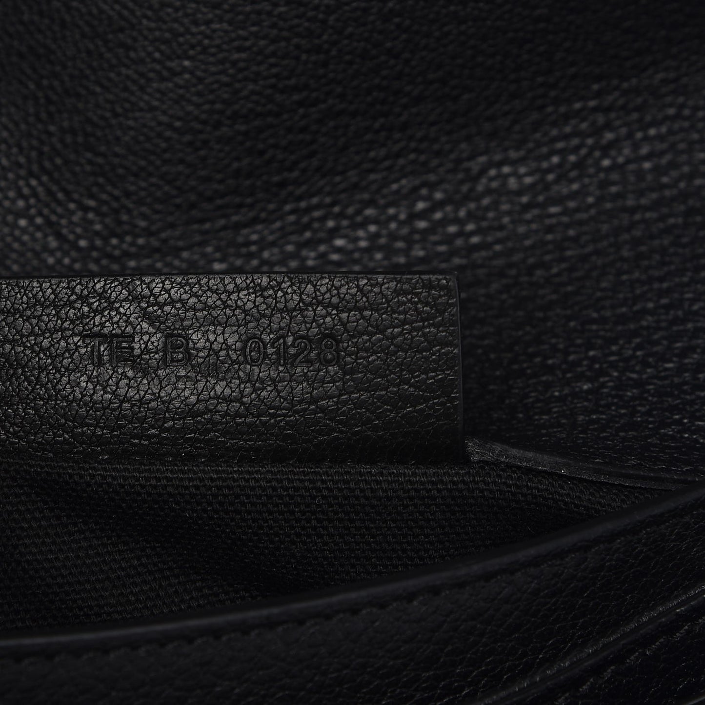 Sugar Goatskin Medium Antigona Envelope Clutch Black
