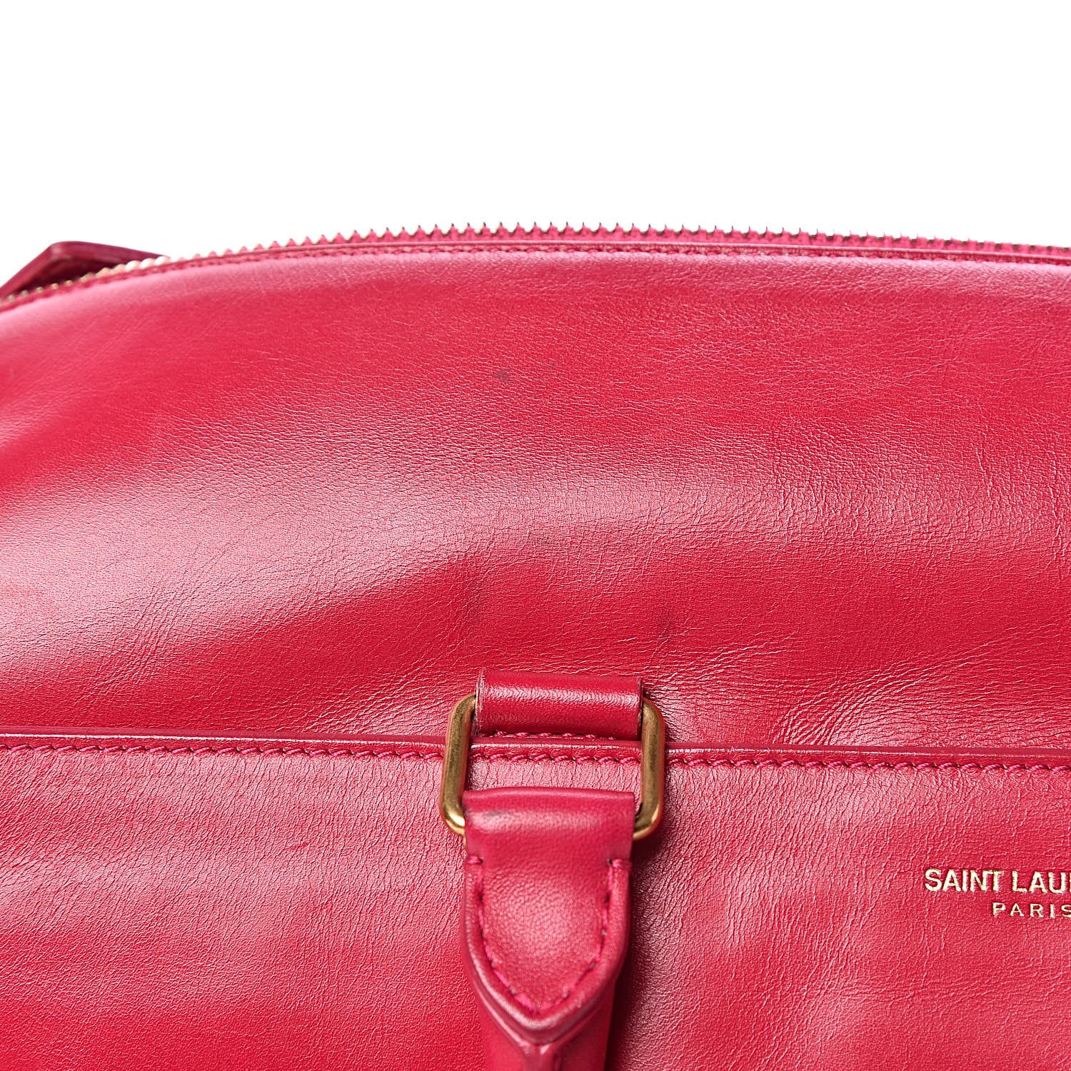 Saint Laurent Calfskin Classic Duffle 6 Fuchsia 9 of 31