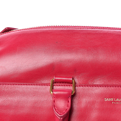 Saint Laurent Calfskin Classic Duffle 6 Fuchsia 9 of 31