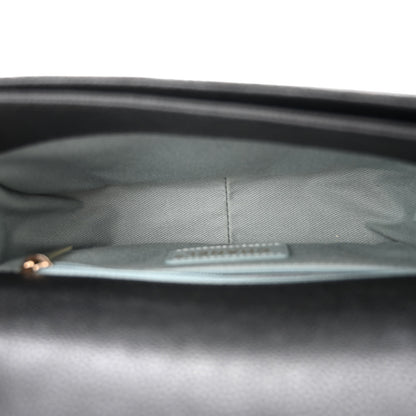 Chanel Grained Calfskin Quilted Small Cuba Top Handle Flap Black 5 of 11