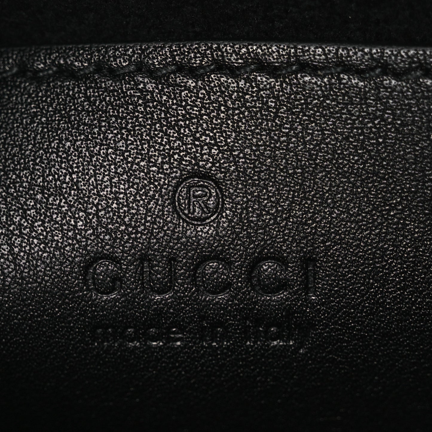 New Canvas Charisma Calfskin Crystal GG Monogram Mini Diana Tote Black
