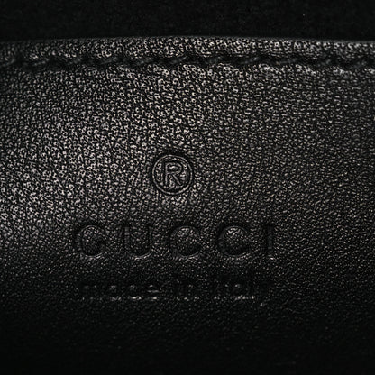 Gucci New Canvas Charisma Calfskin Crystal GG Monogram Mini Diana Tote Black 6 of 12