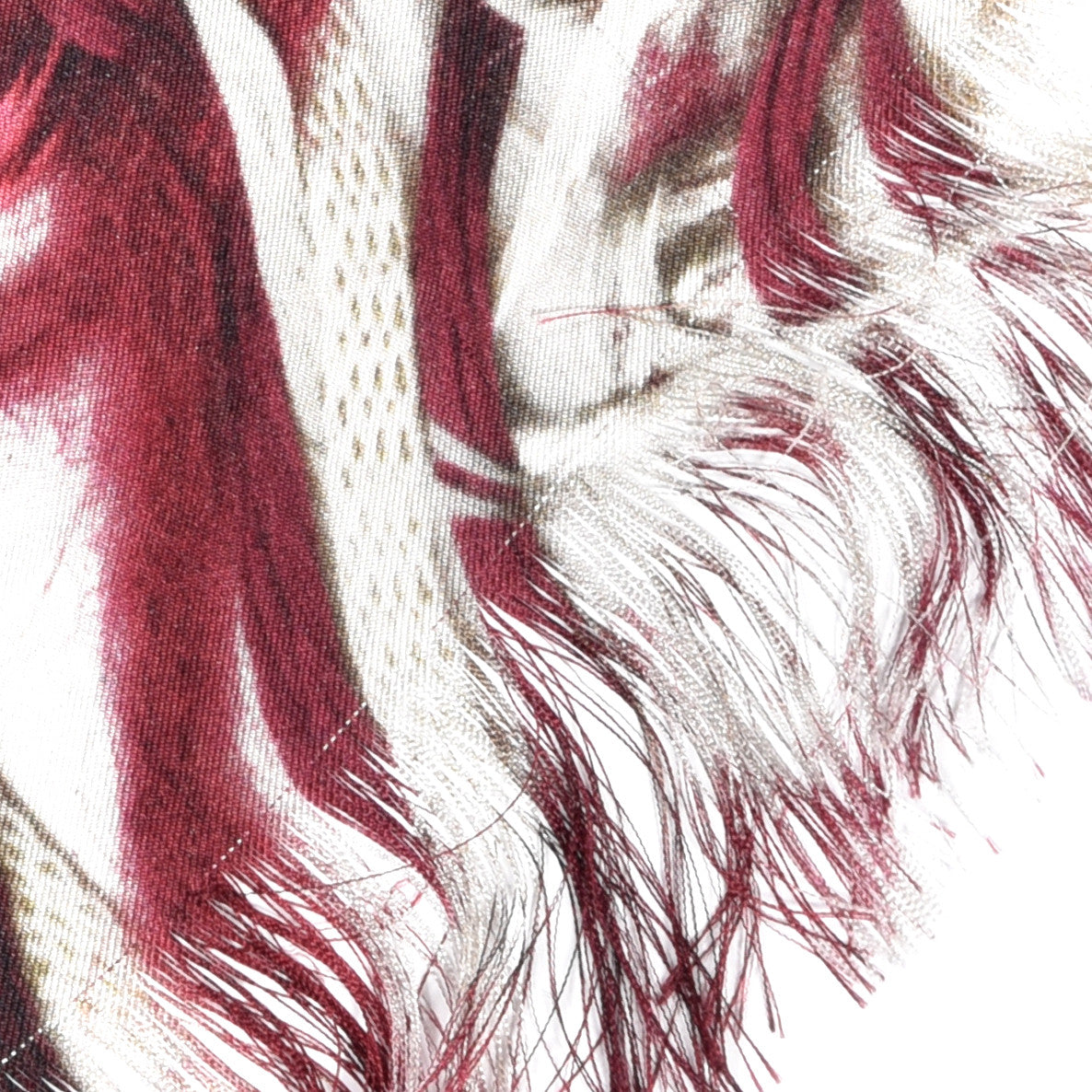 Chanel Silk Tweed Effect CC Stole Pink 6 of 6