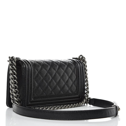 Chanel Caviar Quilted Small Boy Flap Black 5 of 19