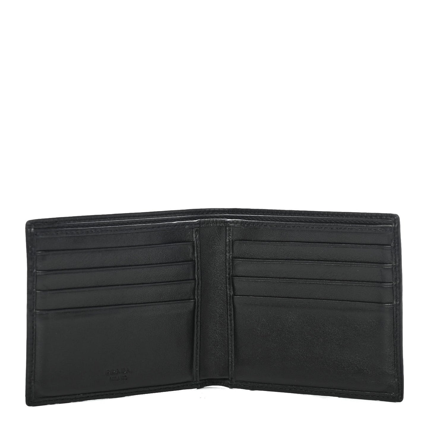 Vitello Bi-Fold Wallet Black