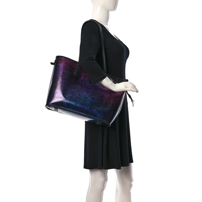 MCM Metallic Galaxy Visetos Medium Project Reversible Shopper Tote Black Multicolor 2 of 12