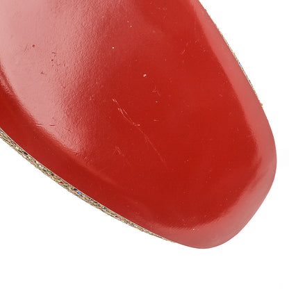 Christian Louboutin Suede Glitter Studded Rotapla Ballarina Flats 40.5 8 of 9