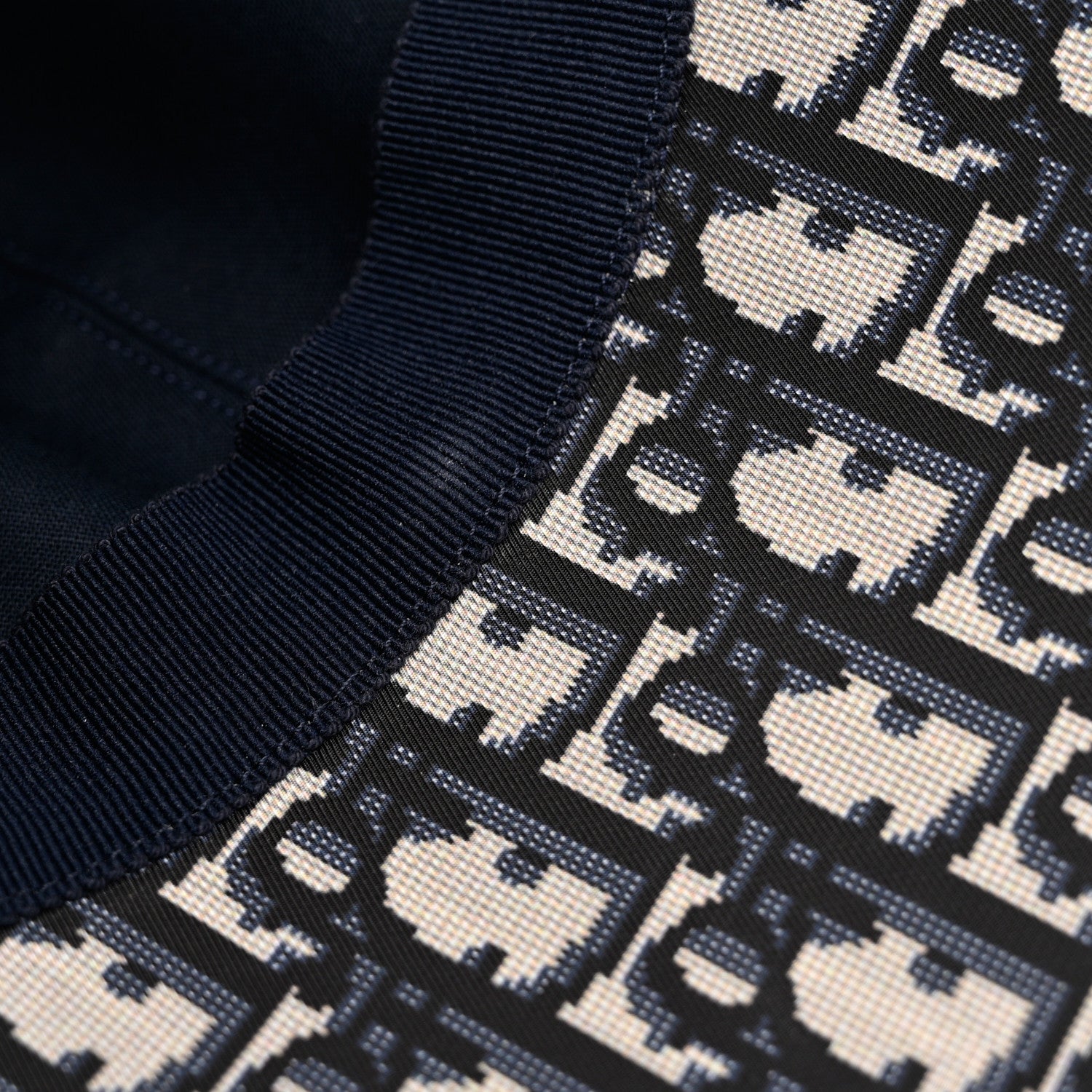 Christian Dior Polyester Cotton Oblique School Cap 57 Blue 9 of 9