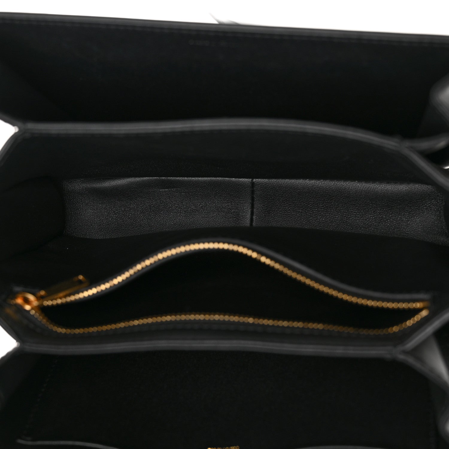 Celine Shiny Calfskin Medium Triomphe Black 5 of 12