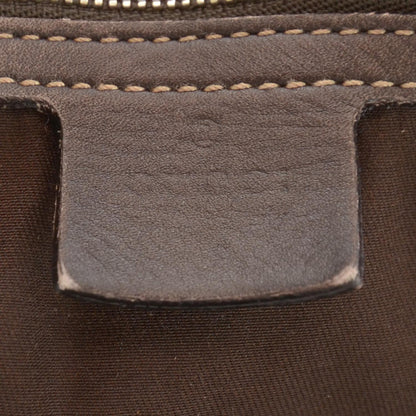 Gucci Canvas Bamboo Horsebit Print Bag 7 of 9