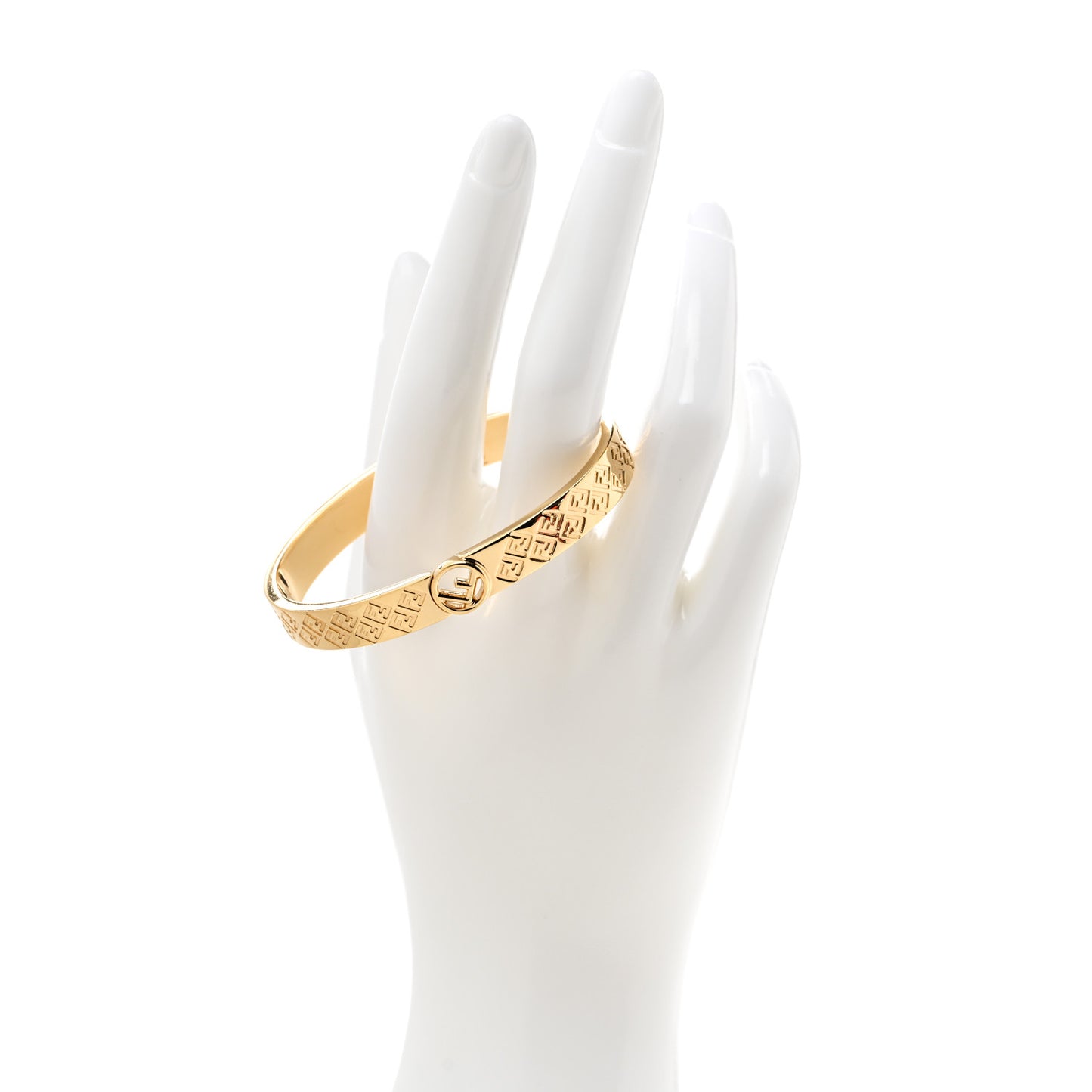 Brass Steel FF Bracelet Gold