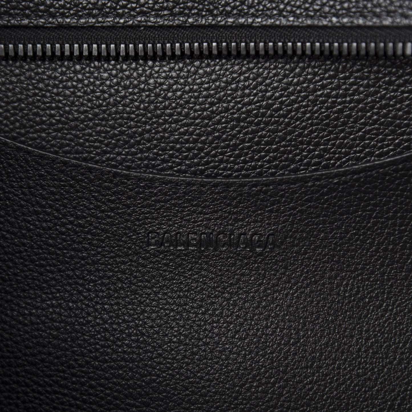 Grained Calfskin Neo Classic Black Hardware Large Top Handle Bag Black