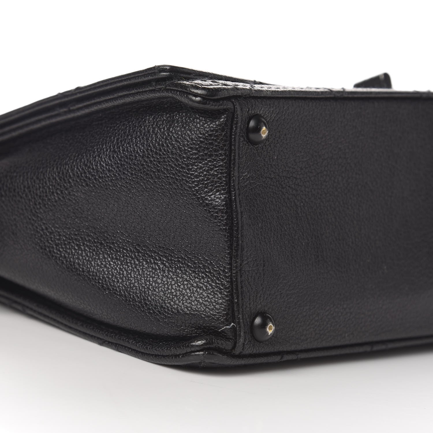 Chanel Calfskin Stitched Mademoiselle Flap Black 15 of 18
