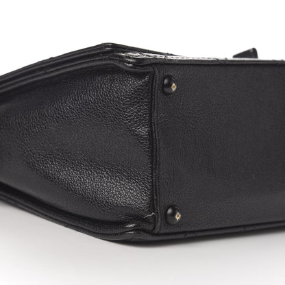 Chanel Calfskin Stitched Mademoiselle Flap Black 15 of 18