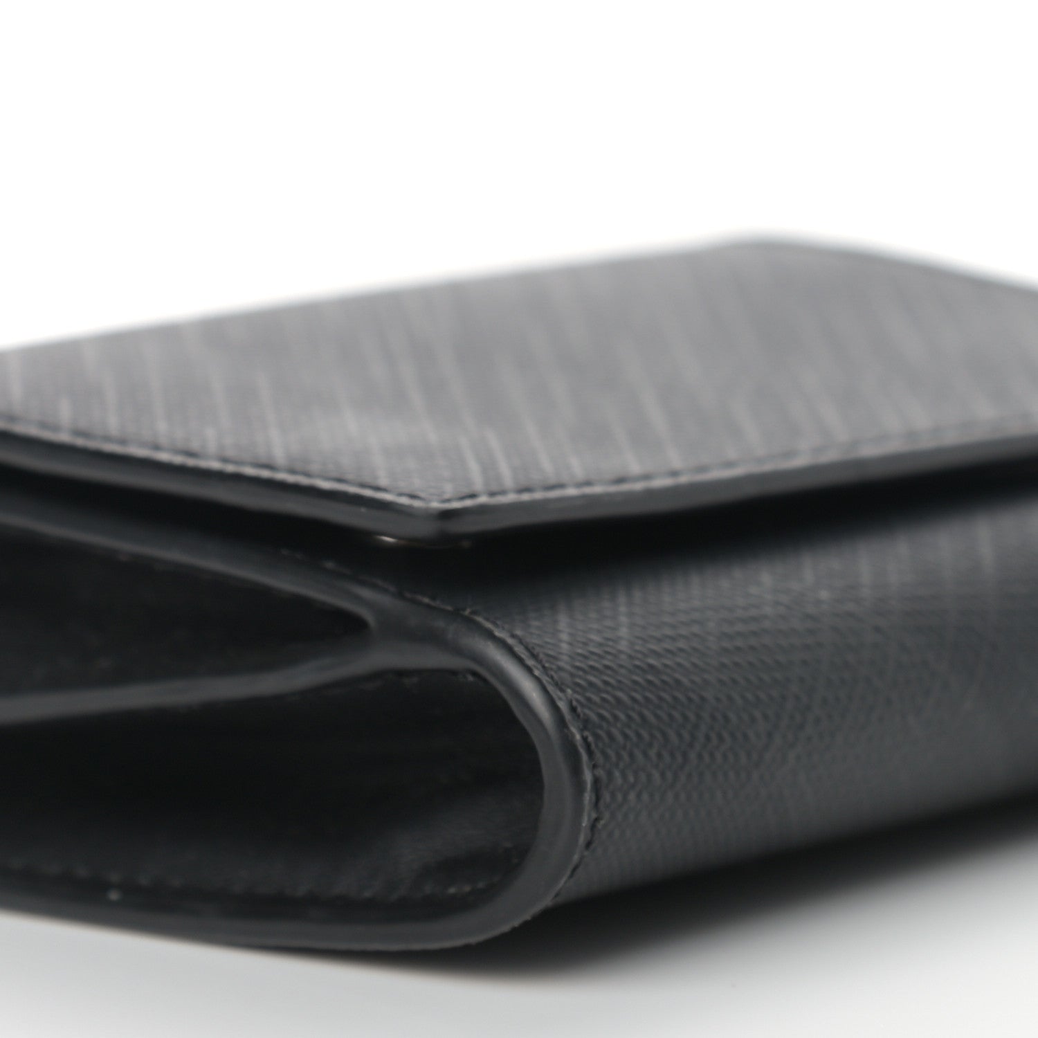 Burberry London Check Small Wallet With Strap Dark Charcoal 8 of 9