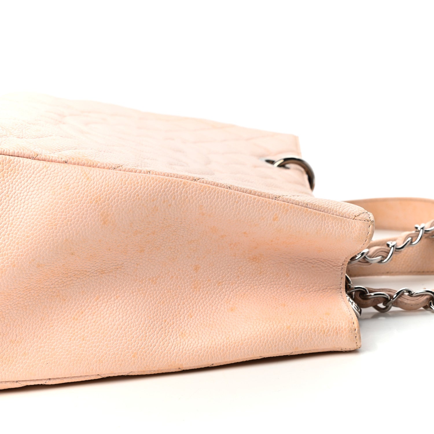 Chanel Caviar Quilted Grand Shopping Tote GST Light Pink 10 of 13