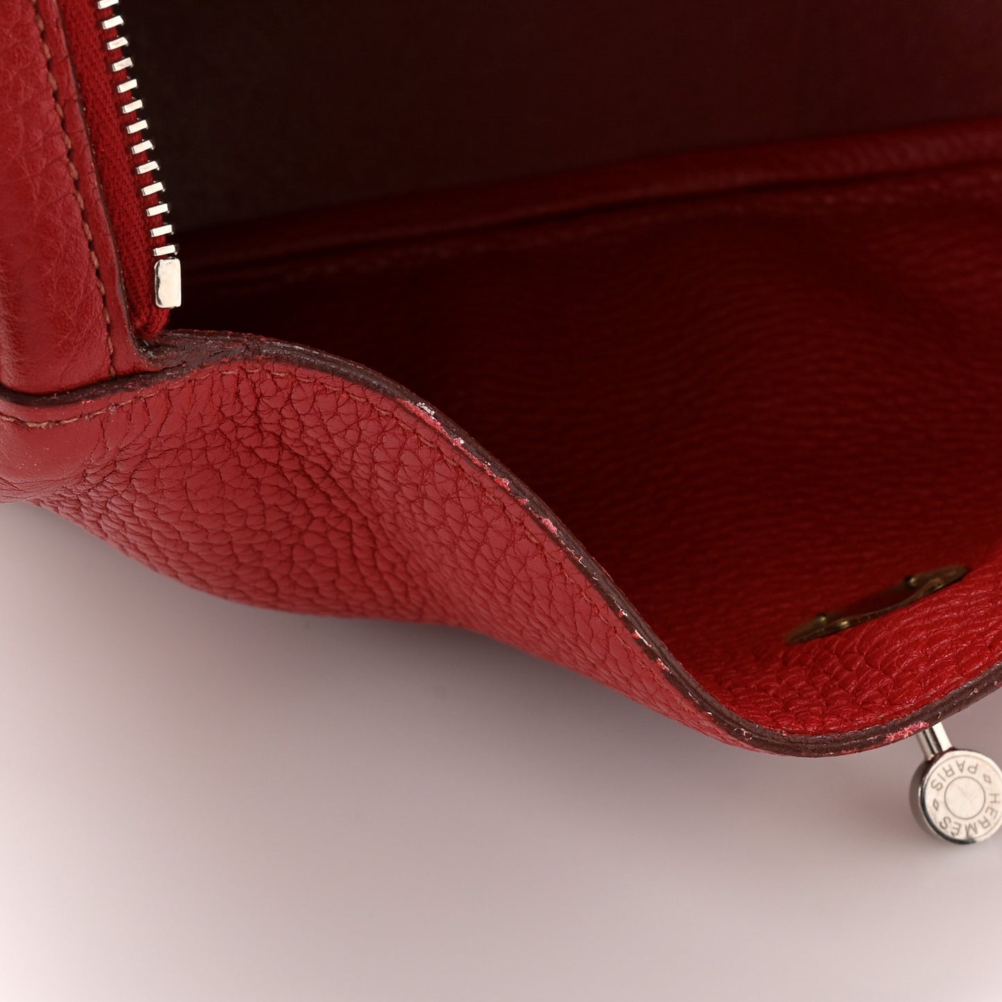 Taurillon Clemence Lindy 30 Rouge Garance